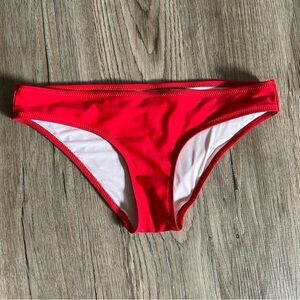 SOLID & STRIPED Red Bikini Bottom